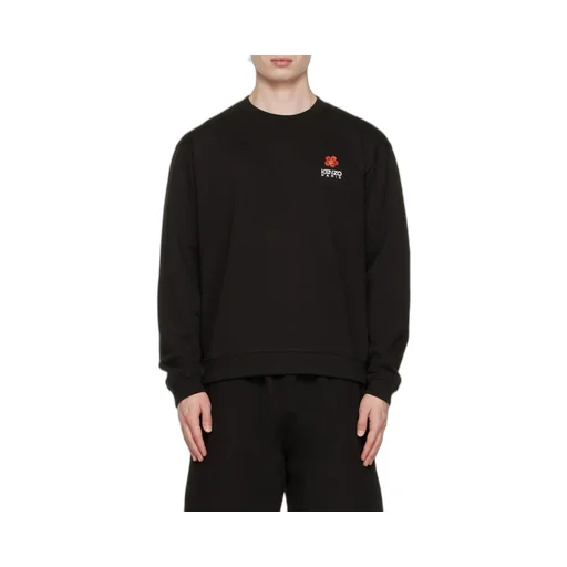 Kenzo Boke Flower Crest Logo Embroidered Sweatshirt