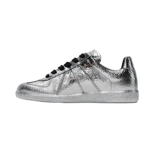Maison Margiela Replica Metallic-Effect Sneakers