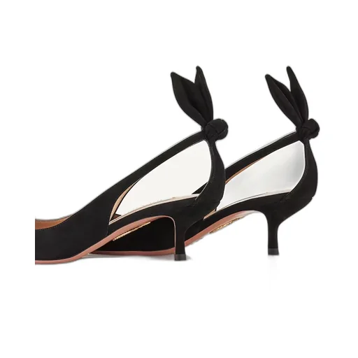 Aquazzura Bow Tie Pointed Toe Pumps