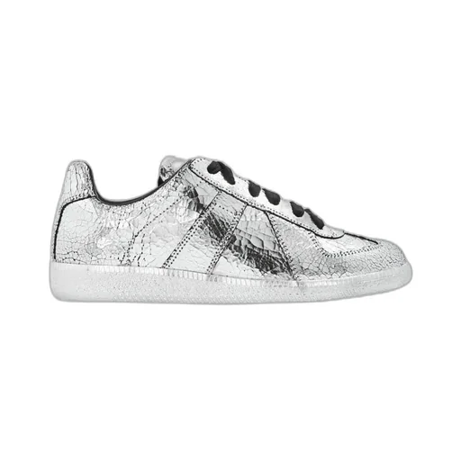 Maison Margiela Replica Metallic-Effect Sneakers