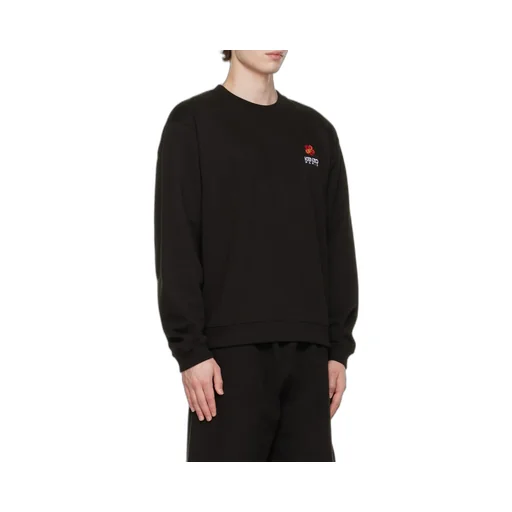 Kenzo Boke Flower Crest Logo Embroidered Sweatshirt