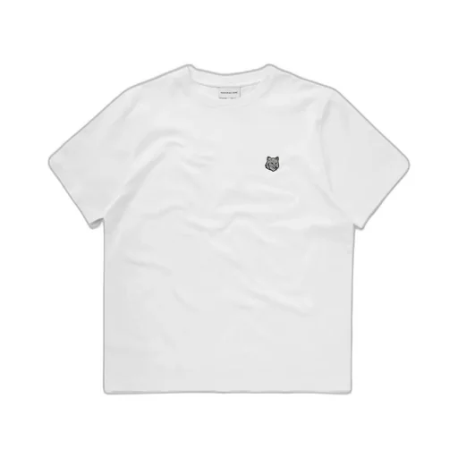 Maison Kitsun Fox Head Patch Crewneck T-Shirt