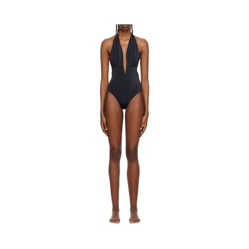Tom Ford Logo Detailed V-Neck Swimsuit