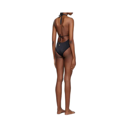 Tom Ford Logo Detailed V-Neck Swimsuit