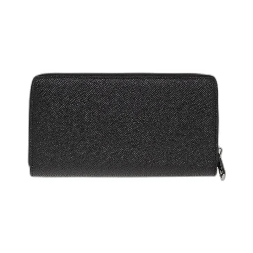 Dolce & Gabbana Branded Plate Zip-Around Wallet