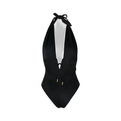 Tom Ford Logo Detailed V-Neck Swimsuit