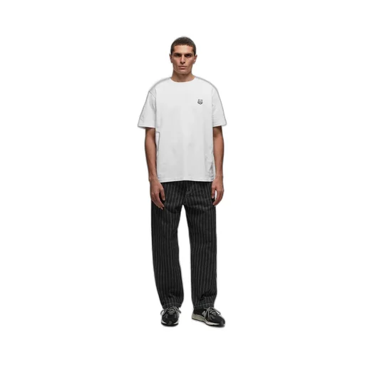 Maison Kitsun Fox Head Patch Crewneck T-Shirt