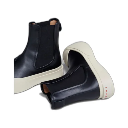 Marni Round Toe Chelsea Boots