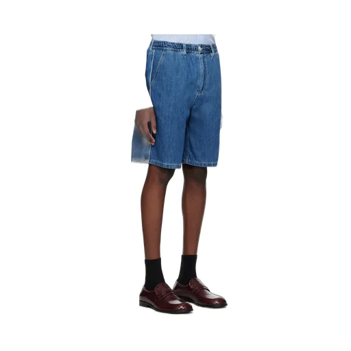 Marni Elastic Waist Denim Shorts