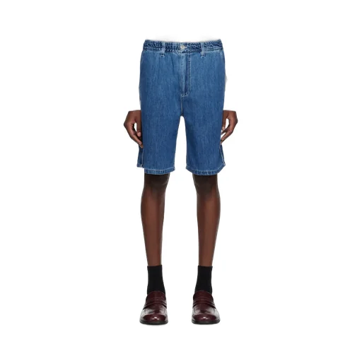 Marni Elastic Waist Denim Shorts