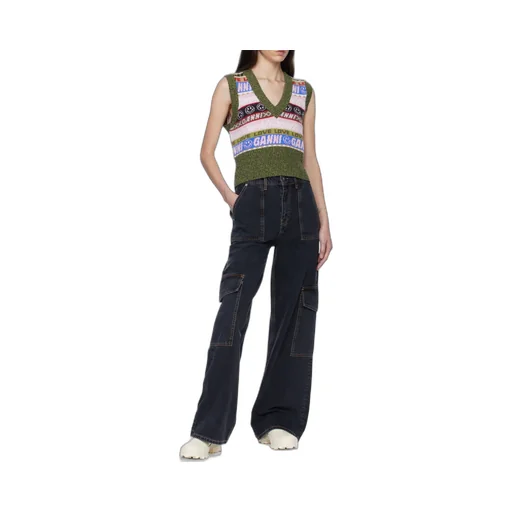 Graphic V-Neck Vest