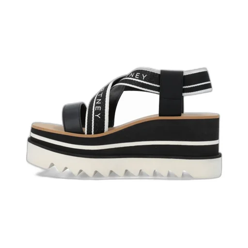 Stella Mccartney Sneak-Elyse Crossover Strap Platform Sandals