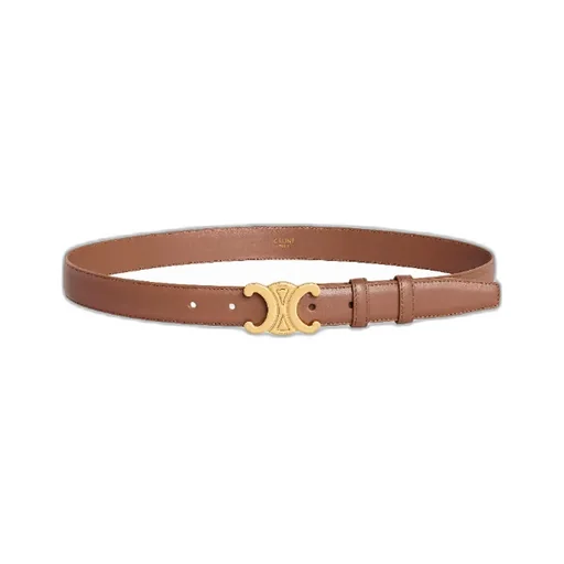 Medium 25Mm Triomphe Belt In Taurillon Leather