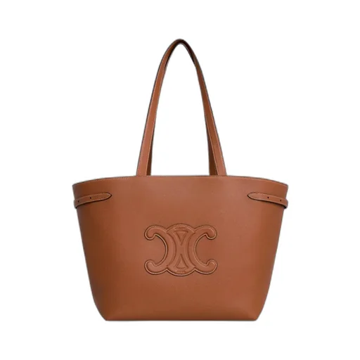 Medium Cabas Anas Cuir Triomphe In Grained Calfskin