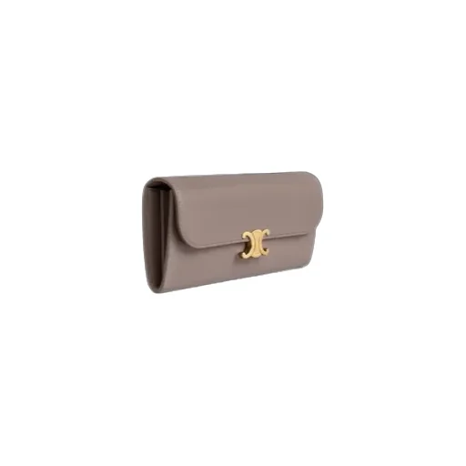 Large Wallet Triomphe In Shiny Calfskin