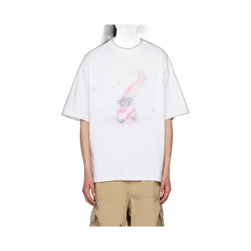 Teddy Bear-Print Cotton T-Shirt