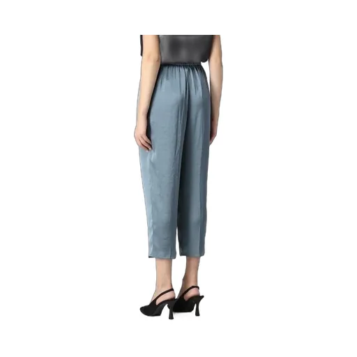 Elasticated Cropped Trousers