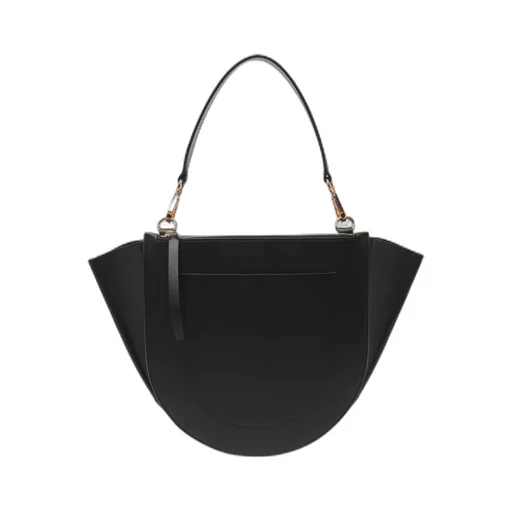 Wandler Medium Hortensia Logo Prrinted Tote Bag
