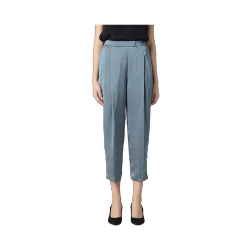 Elasticated Cropped Trousers