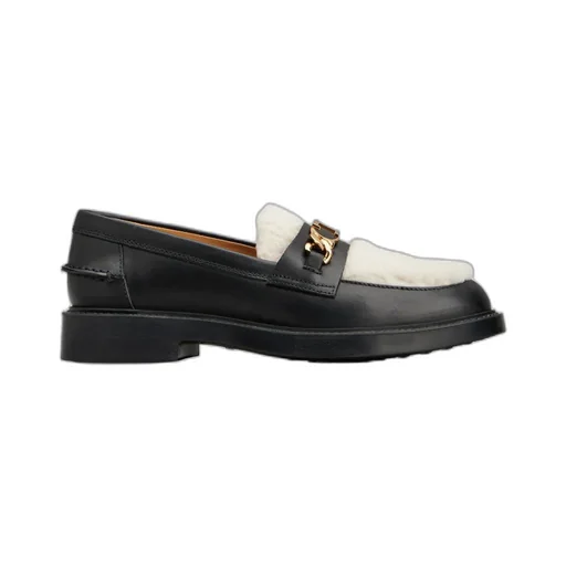 Tod's Logo Plaque Loafers