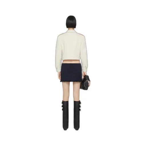 Givenchy 4G Plaque Tweed Cropped Jacket