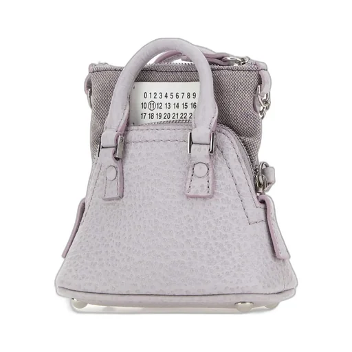 Maison Margiela Numbers-Patch Zipped Mini Shoulder Bag