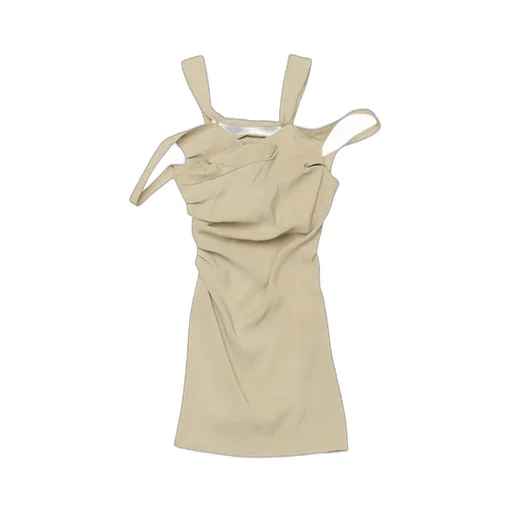 Twist-Detail Mini Dress