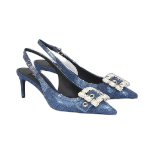 Dolce & Gabbana Pointed-Toe Distressed Pumps