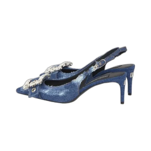 Dolce & Gabbana Pointed-Toe Distressed Pumps
