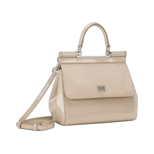 Dolce & Gabbana Logo-Plaque Straped Sicily Bag