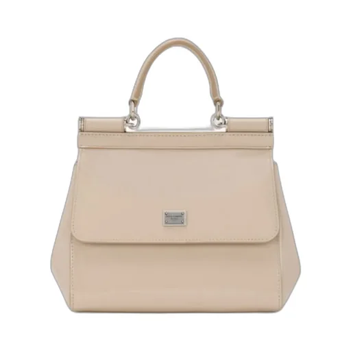 Dolce & Gabbana Logo-Plaque Straped Sicily Bag