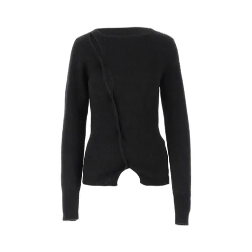 Pau Asymmetric Knitted Cardigan