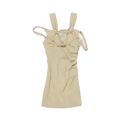 Twist-Detail Mini Dress