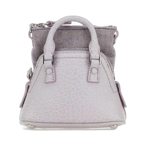 Maison Margiela Numbers-Patch Zipped Mini Shoulder Bag