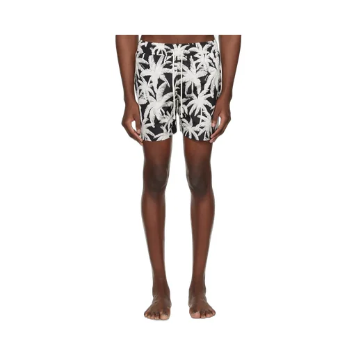 Palm Angels All-Over Palm Printed Swim Shorts