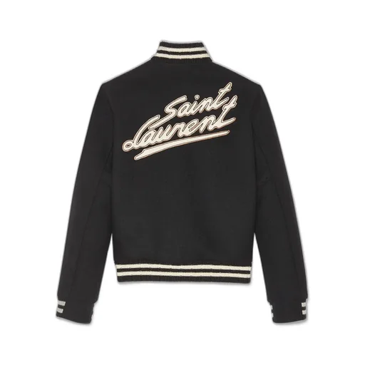 Saint Laurent Teddy Varsity Jacket