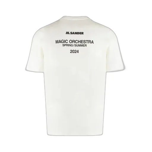 Jil Sander Logo Printed Crewneck T-Shirt