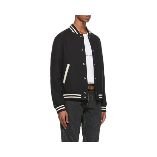 Saint Laurent Teddy Varsity Jacket
