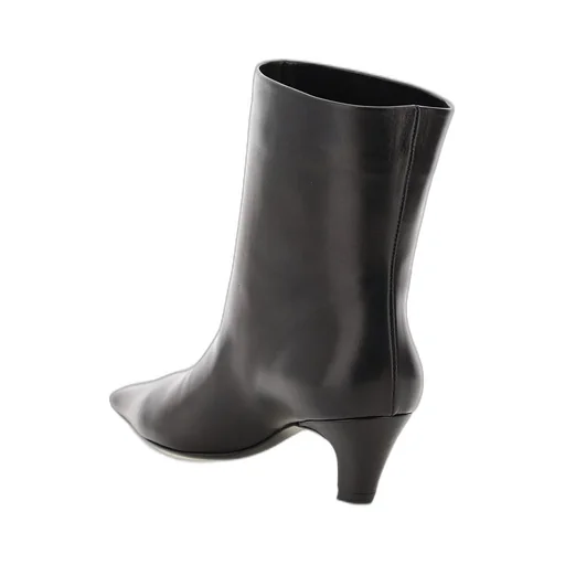 Khaite Arizona Square-Toe Ankle Boots