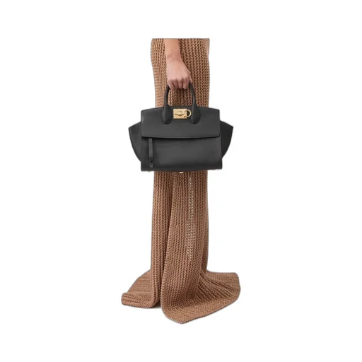 Salvatore Ferragamo Studio Gancini Tote Bag