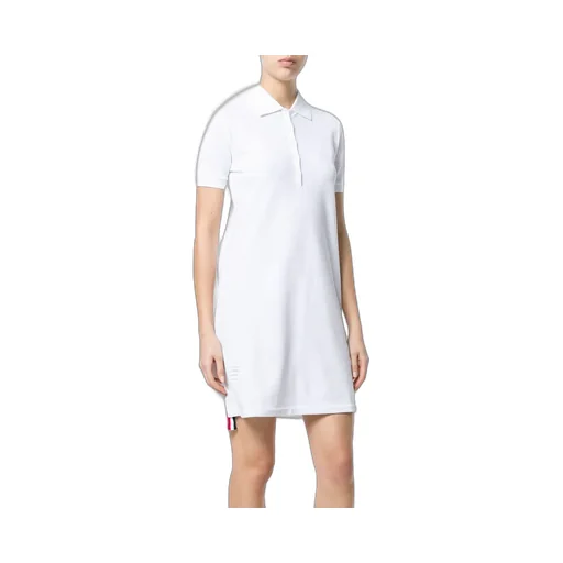 Thom Browne Rwb Striped Polo Dress