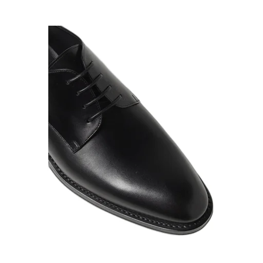 Saint Laurent Round Toe Classic Derby Shoes