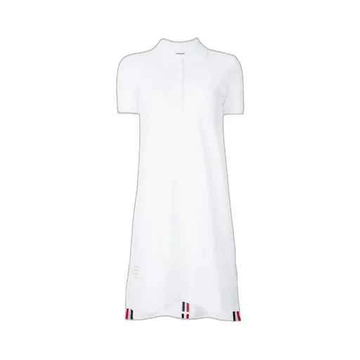 Thom Browne Rwb Striped Polo Dress