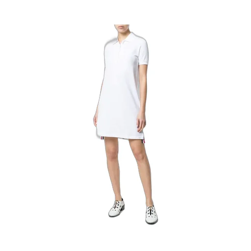 Thom Browne Rwb Striped Polo Dress