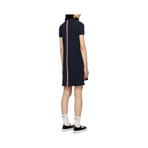 Thom Browne Rwb Stripe Polo Dress