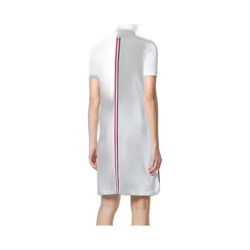 Thom Browne Rwb Striped Polo Dress