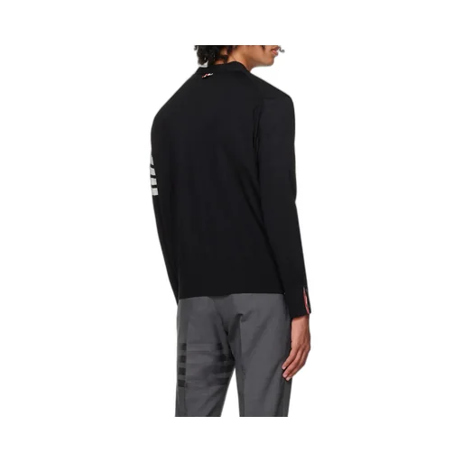 Thom Browne 4-Bar V-Neck Knitted Cardigan