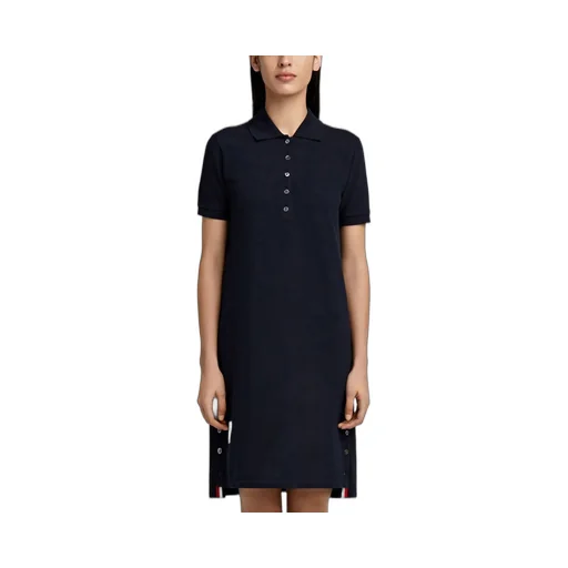 Thom Browne Rwb Stripe Polo Dress