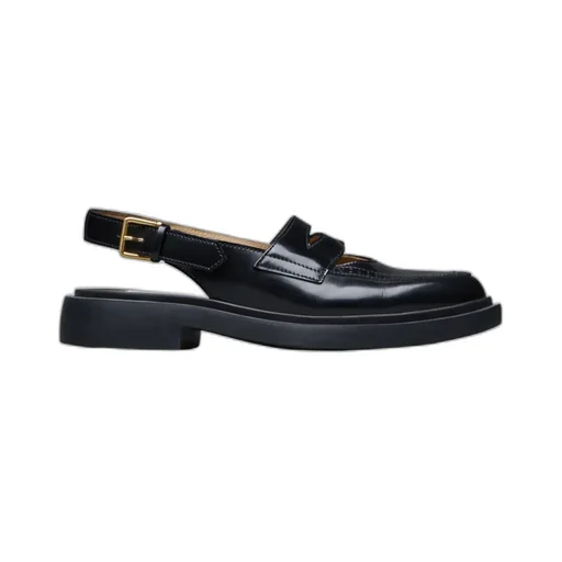Thom Browne Cut Out Detailed Slingback Penny Loafers