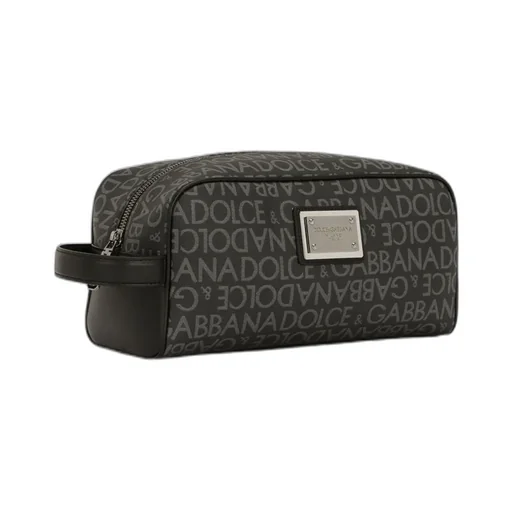 Dolce & Gabbana Logo Plaque Wash Bag